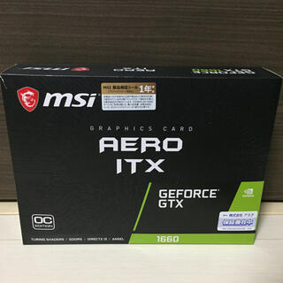 MSI GeForce GTX 1660 AERO ITX 6G VD6919(PCパーツ)