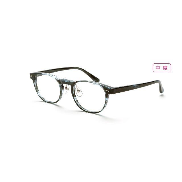 【新品未開封】ピントグラス　老眼鏡　シニアグラス　中度レンズ　PG807-BL