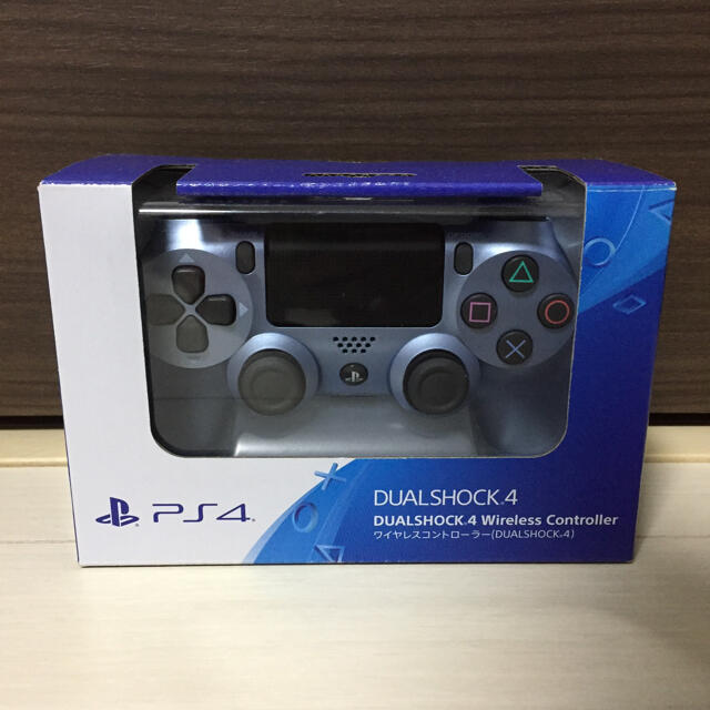 新品 PS4 ワイヤレスコントローラー DUALSHOCK4 チタンブルー