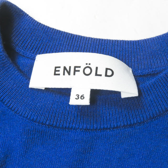 ENFOLD(エンフォルド)のENFOLD 19SS サイドスリット ニットタンクトップ ニット レディース レディースのトップス(ニット/セーター)の商品写真