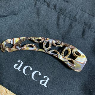 アッカ(acca)のFさま専用　未使用品☆acca アッカ バナナクリップ(バレッタ/ヘアクリップ)