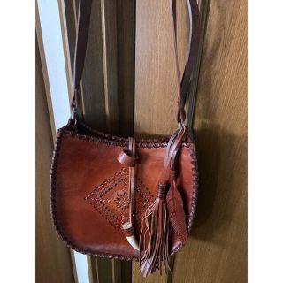 ゴア(goa)のgoa❤️カービング本革レザーbag(ショルダーバッグ)