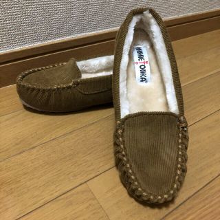 ミネトンカ(Minnetonka)のミネトンカ　コーデュロイ　ケイベチアン　(スリッポン/モカシン)