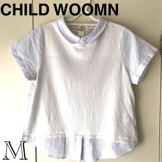 チャイルドウーマン(CHILD WOMAN)のCHILD　WOOMN   チャイルドウーマン白ブラウス　Mサイズ(シャツ/ブラウス(半袖/袖なし))