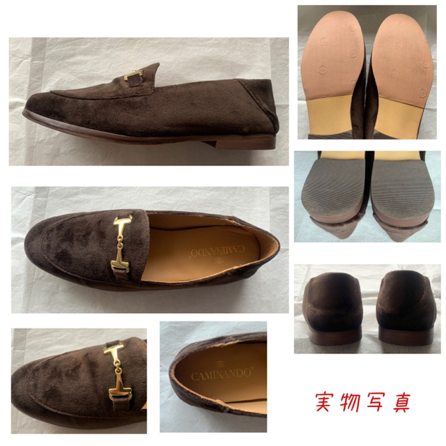 DEUXIEME CLASSE(ドゥーズィエムクラス)の★専用★【裏前張り済 】CAMINANDO VELOUR BIT SLIP ON レディースの靴/シューズ(ローファー/革靴)の商品写真