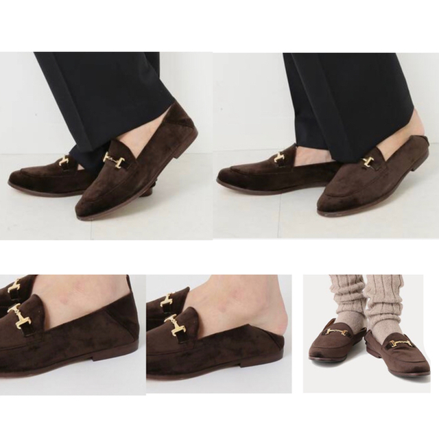 DEUXIEME CLASSE(ドゥーズィエムクラス)の★専用★【裏前張り済 】CAMINANDO VELOUR BIT SLIP ON レディースの靴/シューズ(ローファー/革靴)の商品写真