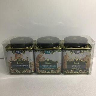 ハロッズ(Harrods)の高級紅茶　Harrods     LOOSE  LEAF TEA.  ハロッズ(茶)