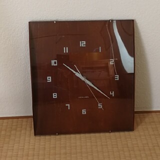 掛け時計　IDEA 時計　ナチュラル　北欧(掛時計/柱時計)