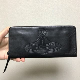 ヴィヴィアンウエストウッド(Vivienne Westwood)の未使用✨ヴィヴィアンウエストウッド  長財布　正規品　黒　牛革(財布)