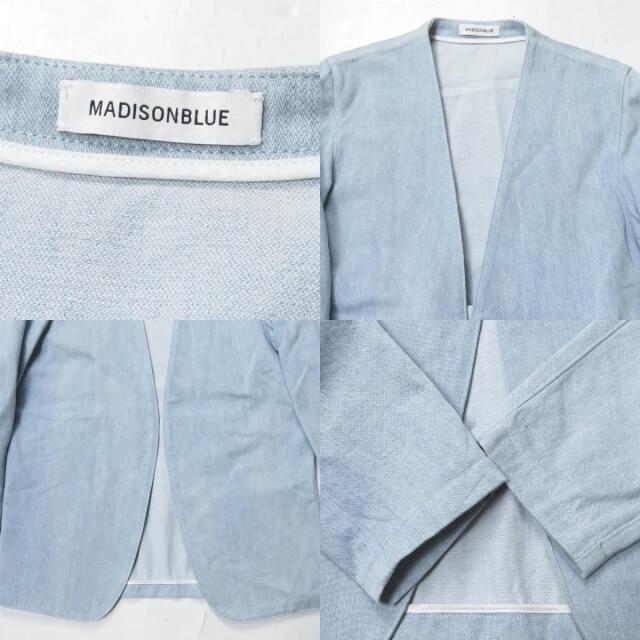 MADISONBLUE - MADISONBLUE 20SS ノーカラーブロークンデニム