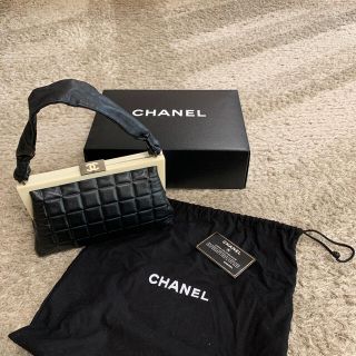 シャネル(CHANEL)のシャネル　チョコバー　がま口バッグ(ハンドバッグ)