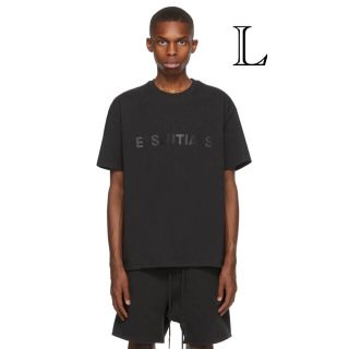 フィアオブゴッド(FEAR OF GOD)のEssentials black T-SHIRT L(Tシャツ/カットソー(半袖/袖なし))