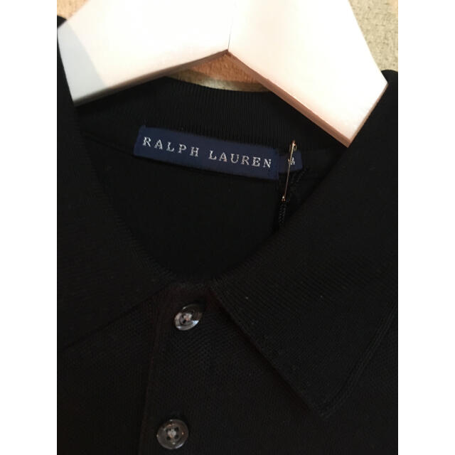 Ralph Lauren(ラルフローレン)のラルフローレン ポロシャツ ワンピース グリーン×黒 未使用 レディースのワンピース(ひざ丈ワンピース)の商品写真