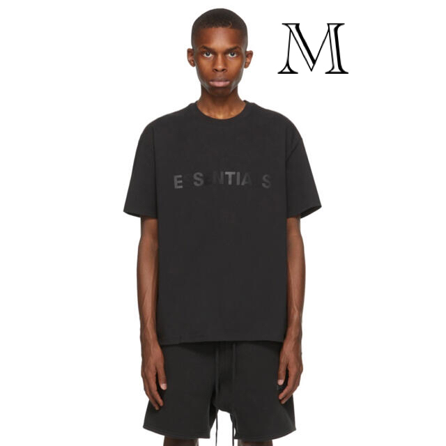 FEAR OF GOD(フィアオブゴッド)のEssentials Black T-SHIRT M メンズのトップス(Tシャツ/カットソー(半袖/袖なし))の商品写真