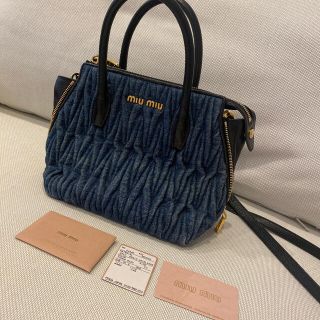 ミュウミュウ(miumiu)のデニムマテラッセ❤︎(ショルダーバッグ)