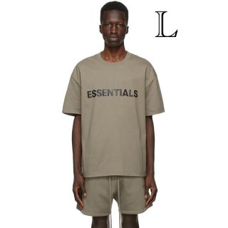 フィアオブゴッド(FEAR OF GOD)のEssentials Taupe T-SHIRT L(Tシャツ/カットソー(半袖/袖なし))