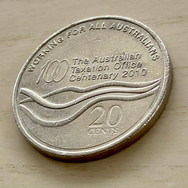 オーストラリア 2010 税務署設立100周年 記念硬貨 8367 エンタメ/ホビーの美術品/アンティーク(貨幣)の商品写真