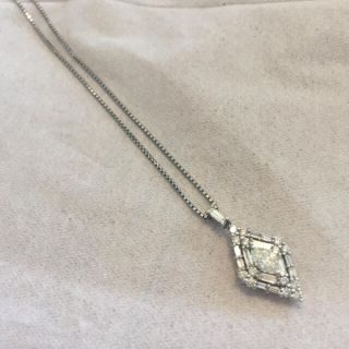 ジュエリーツツミ(JEWELRY TSUTSUMI)のプラチナダイヤモンドネックレス Pt (ネックレス)