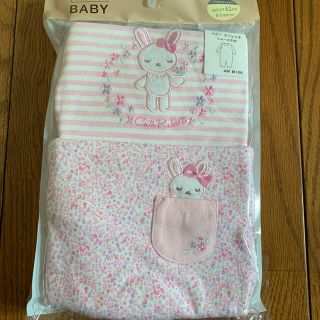 マザウェイズ(motherways)のロンパース女の子新生児ベビー新品60(ロンパース)