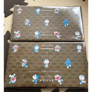 グッチ(Gucci)のOggi ドラえもんGUCCIメモパッド ２冊(ノート/メモ帳/ふせん)