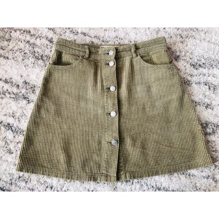 ザラ(ZARA)のZARA コーデュロイ　スカート(ミニスカート)