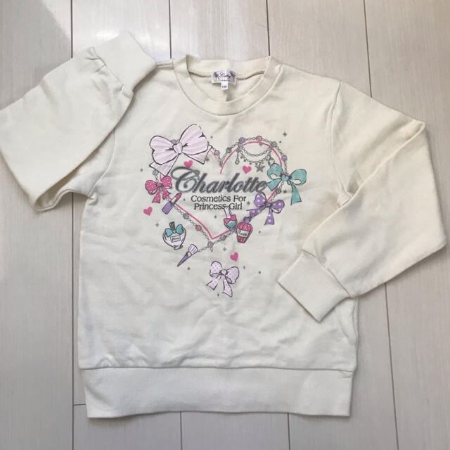 motherways(マザウェイズ)のマザウェイズ☆白トレーナー キッズ/ベビー/マタニティのキッズ服女の子用(90cm~)(その他)の商品写真