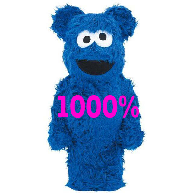 MEDICOM TOY(メディコムトイ)のBE@RBRICK COOKIE MONSTER Costume 1000％ エンタメ/ホビーのフィギュア(その他)の商品写真