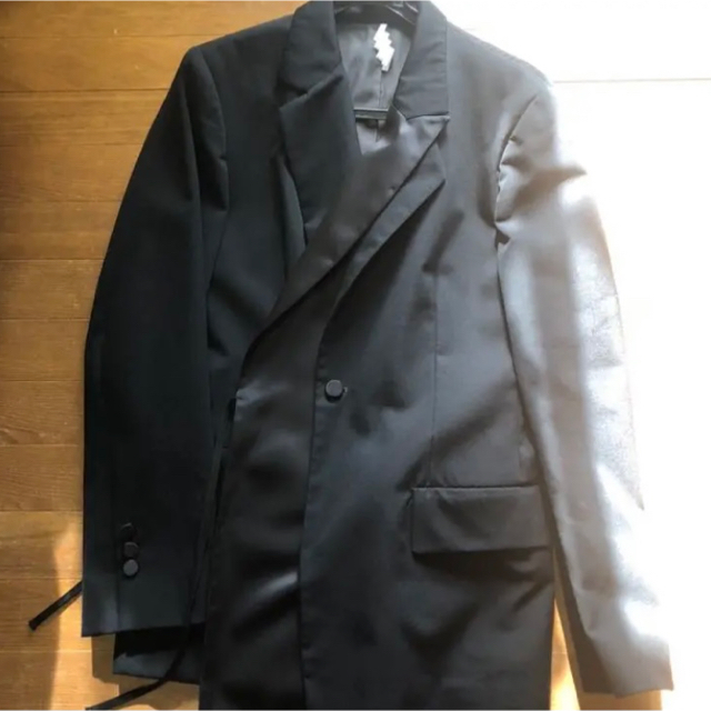 Yohji Yamamoto(ヨウジヤマモト)のsoshiotsuki 19AW Double Smoking Jacket メンズのジャケット/アウター(テーラードジャケット)の商品写真