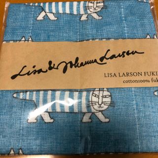 リサラーソン(Lisa Larson)のリサラーソン 布巾　マイキー ブルー(タオル/バス用品)