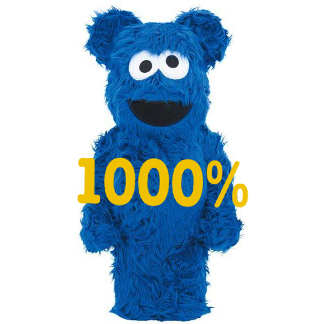 MEDICOM TOY(メディコムトイ)のBE@RBRICK COOKIE MONSTER Costume 1000％ エンタメ/ホビーのフィギュア(その他)の商品写真