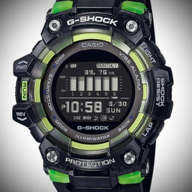 新品　CASIO G-SHOCK G-SQUAD GBD-100SM-1JFデジタル