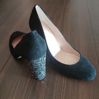 ケイトスペードニューヨーク(kate spade new york)のケイトスペード🖤グリッター🖤ヒール🖤26.5cm(ハイヒール/パンプス)