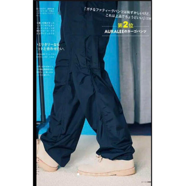 AURALEE ナイロン LIGHT NYLON FATIGUE PANTS 5