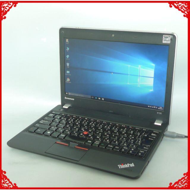 HDD320GBディスプレイノートPC Lenovo E130 320G Win10 Office