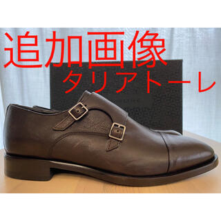公式通販にて購入新品 サントーニ　ダブルモンク　革靴　ビジネスシューズ　ブラウン ドレス/ビジネス
