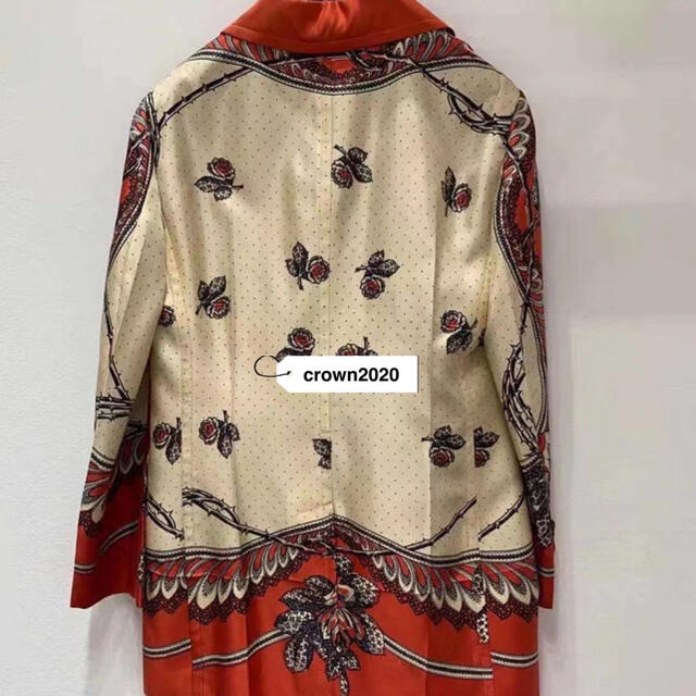 GUCCI グッチ 花柄 フローラ フラワー テーラードジャケット レディース-