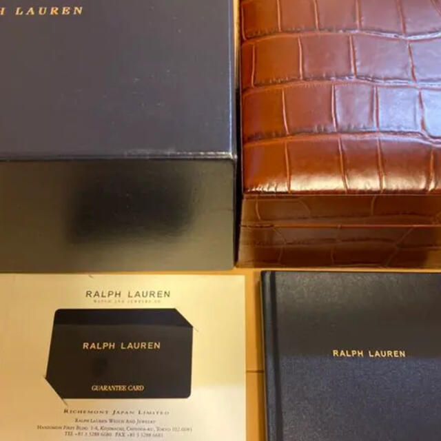 Ralph Lauren(ラルフローレン)のラルフローレン スティラップ メンズの時計(レザーベルト)の商品写真