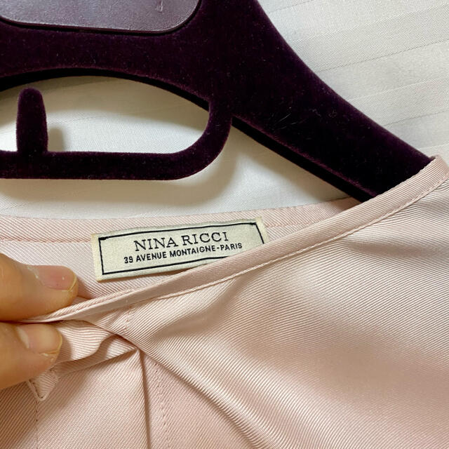 NINA RICCI(ニナリッチ)のNina Ricci ニナリッチ　シルクブラウス　検)ドゥロワー レディースのトップス(シャツ/ブラウス(長袖/七分))の商品写真