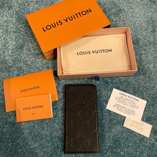 ルイヴィトン(LOUIS VUITTON)の【LOUIS VUITTON】iPhoneXS Maxケース フォリオ(iPhoneケース)