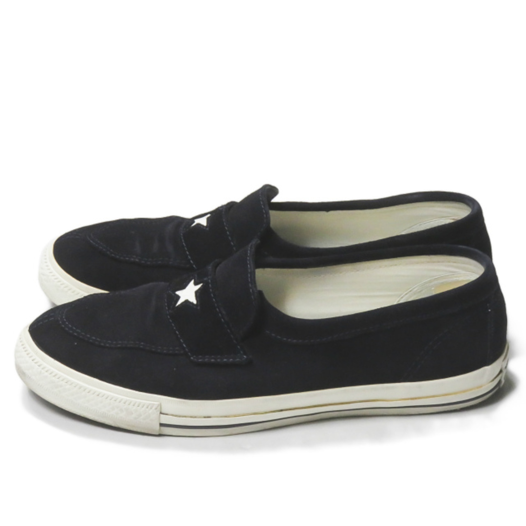 CONVERSE ADDICT コンバースアディクト 18AW ONE STAR LOAFER ワンスター ローファー 1CL305  US8(26.5cm) ネイビー スリッポン スエード スニーカー シューズ【中古】【CONVERSE ADDICT】