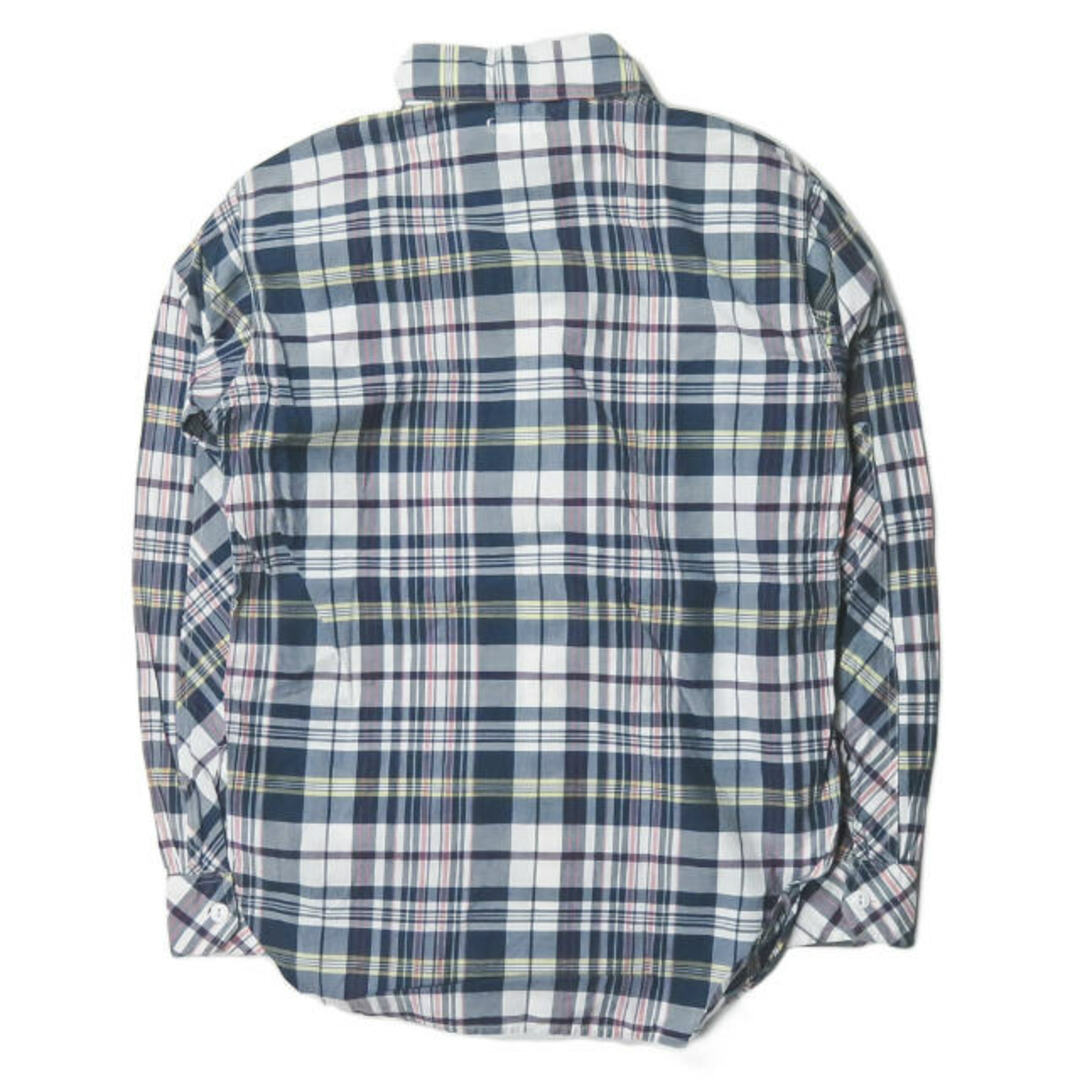 Engineered Garments(エンジニアードガーメンツ)のEngineered Garments エンジニアードガーメンツ アメリカ製 Miner Shirt - Madras Plaid マドラスチェック マイナーシャツ XS ネイビー 長袖 ワーク トップス【中古】【Engineered Garments】 メンズのトップス(シャツ)の商品写真