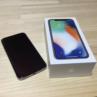 iPhone x  Silver  256GB SIMフリー(スマートフォン本体)