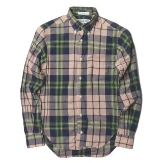 インディビジュアライズドシャツ(INDIVIDUALIZED SHIRTS)のINDIVIDUALIZED SHIRTS インディビジュアライズドシャツ アメリカ製 チェックBDシャツ 131/2 ピンク/ネイビー等 長袖 ボタンダウン トップス【中古】【INDIVIDUALIZED SHIRTS】(シャツ)