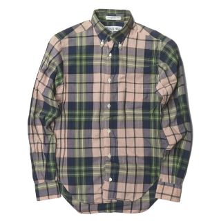 インディヴィジュアライズドシャツ(INDIVIDUALIZED SHIRTS)のINDIVIDUALIZED SHIRTS インディビジュアライズドシャツ アメリカ製 チェックBDシャツ 131/2 ピンク/ネイビー等 長袖 ボタンダウン トップス【中古】【INDIVIDUALIZED SHIRTS】(シャツ)