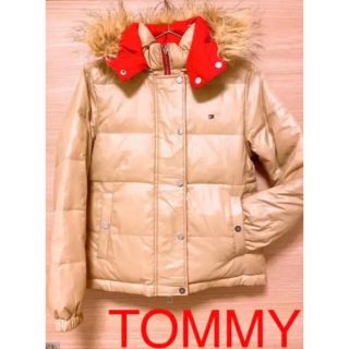 トミーヒルフィガー(TOMMY HILFIGER)の【美品】トミーヒルフィガー  ダウン　リバーシブル　フード取外し可(ダウンジャケット)