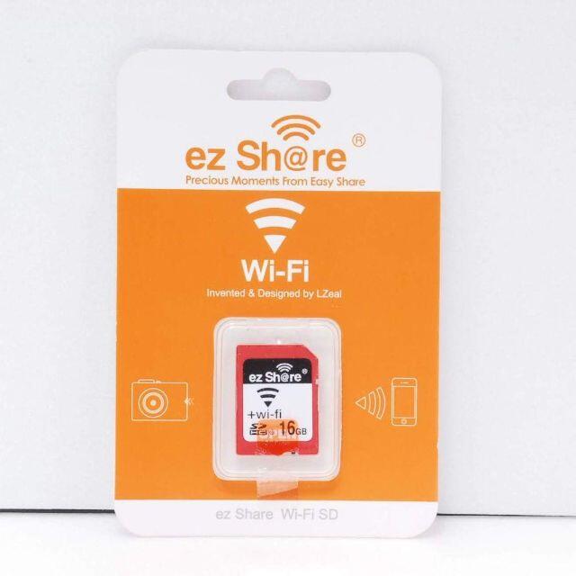 スマホにかんたん転送⭐️Wi-Fi SDカードez share大容量16GB