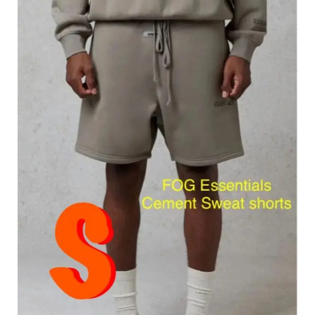 値引 short essentials fog pants cement size s ショートパンツ