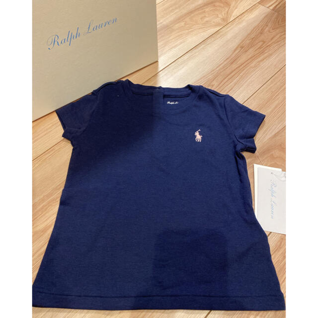 POLO RALPH LAUREN - ラルフローレン Tシャツ ティーシャツ ネイビー×ベビーピンクポニー刺繍 の通販 by Minaharu's  shop｜ポロラルフローレンならラクマ