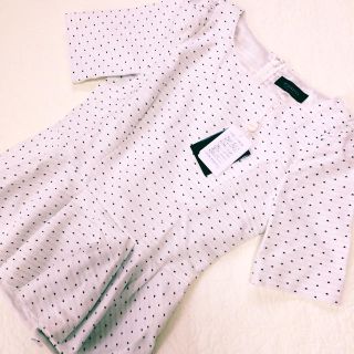 ジャスグリッティー(JUSGLITTY)のジャスグリッティー✴︎ドットブラウス(シャツ/ブラウス(半袖/袖なし))