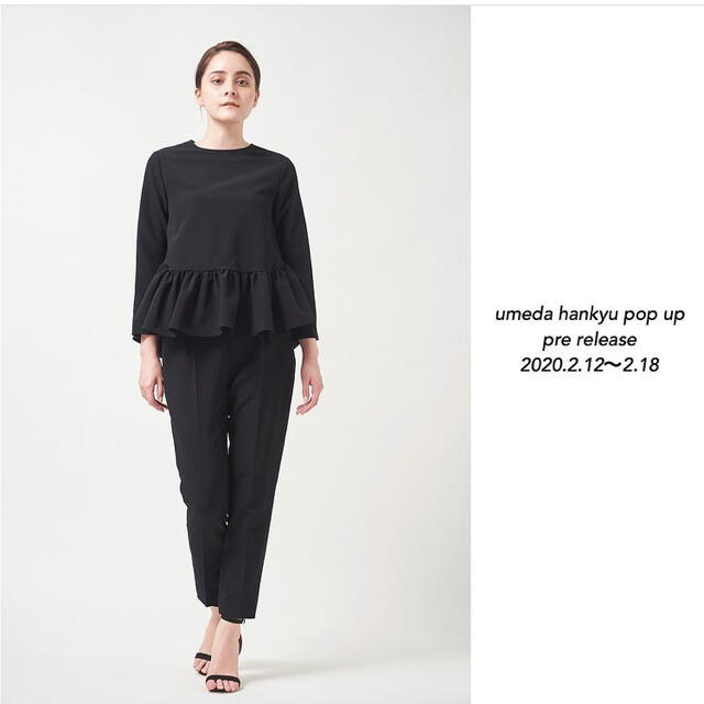 yori ストレッチスティックパンツ黒36 UXdAmjhM62